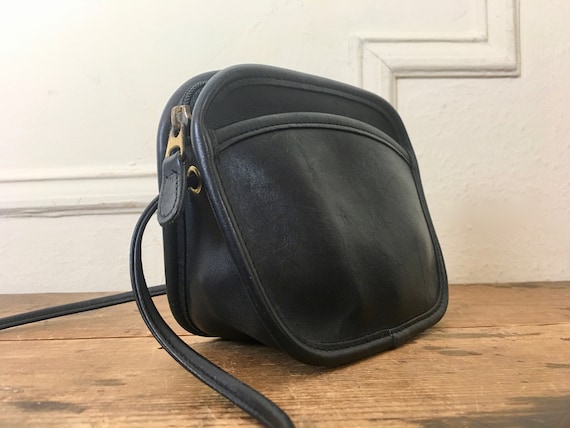 1990s Black COACH Hadley Bag, 9935 - vintage leat… - image 3