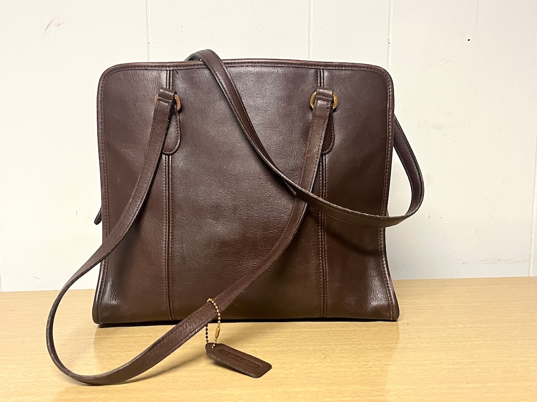 Coach leather satchel sale