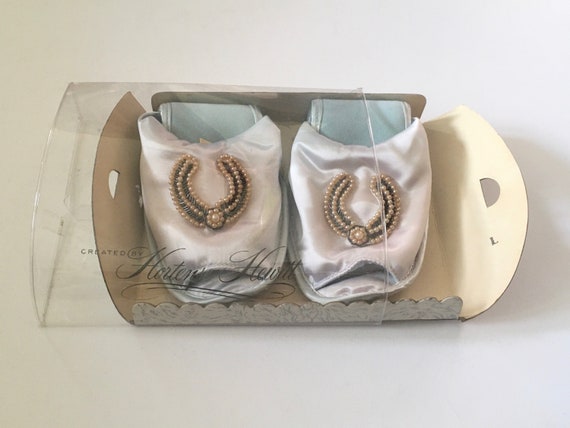 1950s Hortense Hewitt slippers in original box - … - image 2