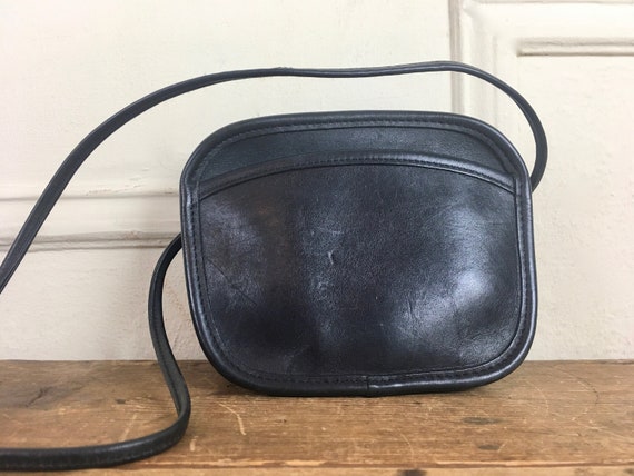 1990s Black COACH Hadley Bag, 9935 - vintage leat… - image 1