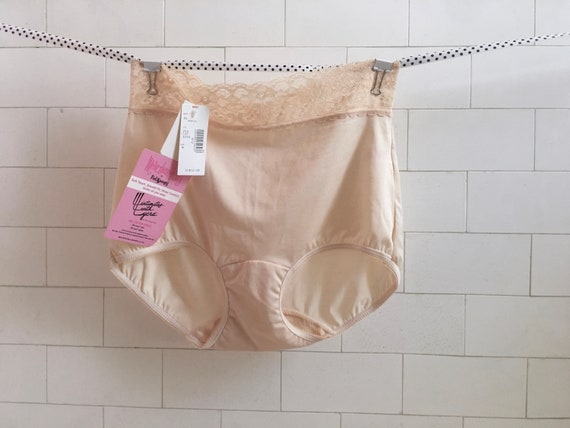 vintage 70s all nylon panty gusset nylon also size small color violet