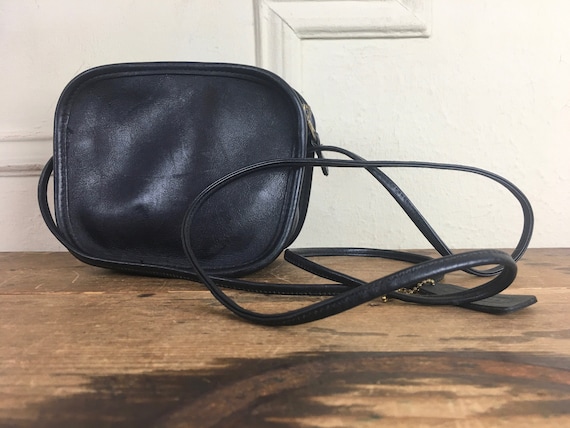 1990s Black COACH Hadley Bag, 9935 - vintage leat… - image 4