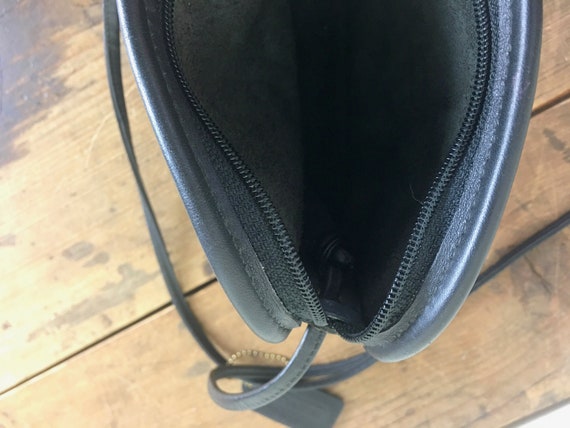 1990s Black COACH Hadley Bag, 9935 - vintage leat… - image 7