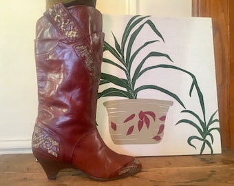 Gorgeous Ottorino Bossi Brown Suede Leather Boots