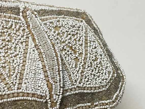 something old, 1920-30s beaded Clutch - Art Deco … - image 4