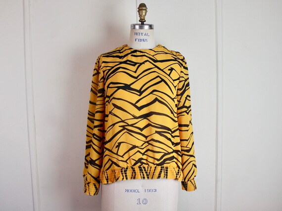 Download Roar Like A Lady 1980s Orange Black Tiger Print Bo Gem