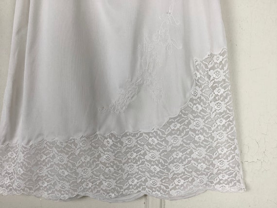 1960s creamy white & lace half slip Aristocraft b… - image 5