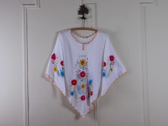 flowers + embroidery + cancun, vintage white embr… - image 3