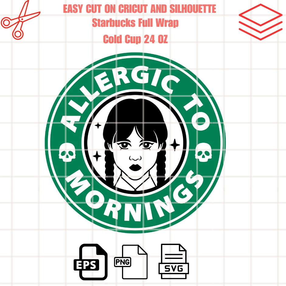 Addams Starbucks - Etsy