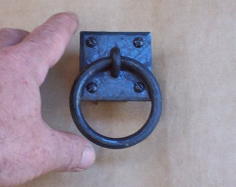 2 inch Ring Pull - Blacksmith Forged