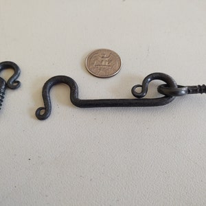 3 inch Hook & Eye Set - Fire and Steel Forge