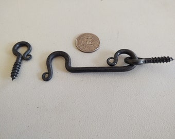 3 inch Hook & Eye Set - Fire and Steel Forge