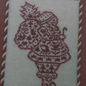 JBW Designs - French Country Santa - La Pere Noel cross stitch pattern  cross stitch christmas pattern cross stitch santa clause