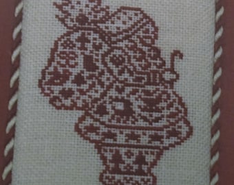 JBW Designs - French Country Santa - La Pere Noel cross stitch pattern  cross stitch christmas pattern cross stitch santa clause