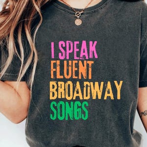 I Speak Fluent Broadway Songs design, Musical Theater png, Funny Drama png, Stage Play Gift, Broadway  Design, Actor Gift, Theatre PNG