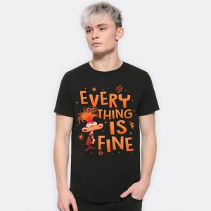 T-shirt Inside Out 2 Anxiety Everything Is Fine, heren dames kindermaten (NSD-991521)