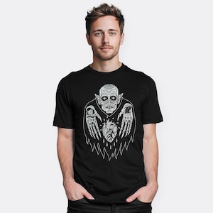 Nosferatu Tattooed Vampire T-Shirt, Men&#39;s Women&#39;s Sizes (NSF-08987)