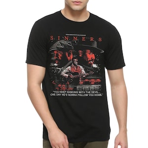 Sinners 2025 T-Shirt, Men&#39;s Women&#39;s Sizes (SNN-208901)