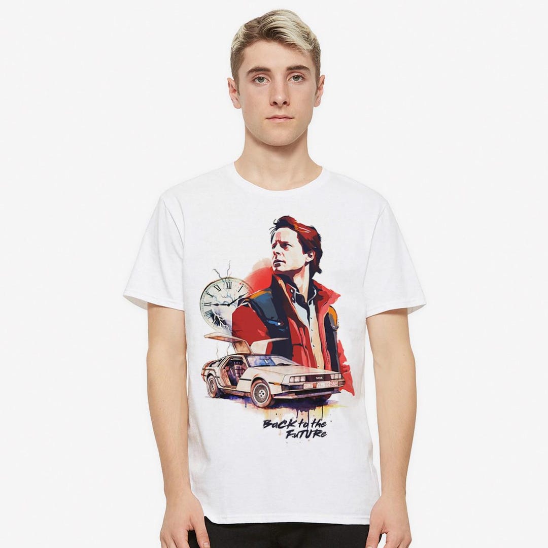 Back to the Future Marty Mcfly T-shirt, Men's and Women's Sizes (BAC ...