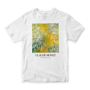 Claude Monet - T-shirt Le chemin à travers les iris, tailles homme et femme (CLD-080621)