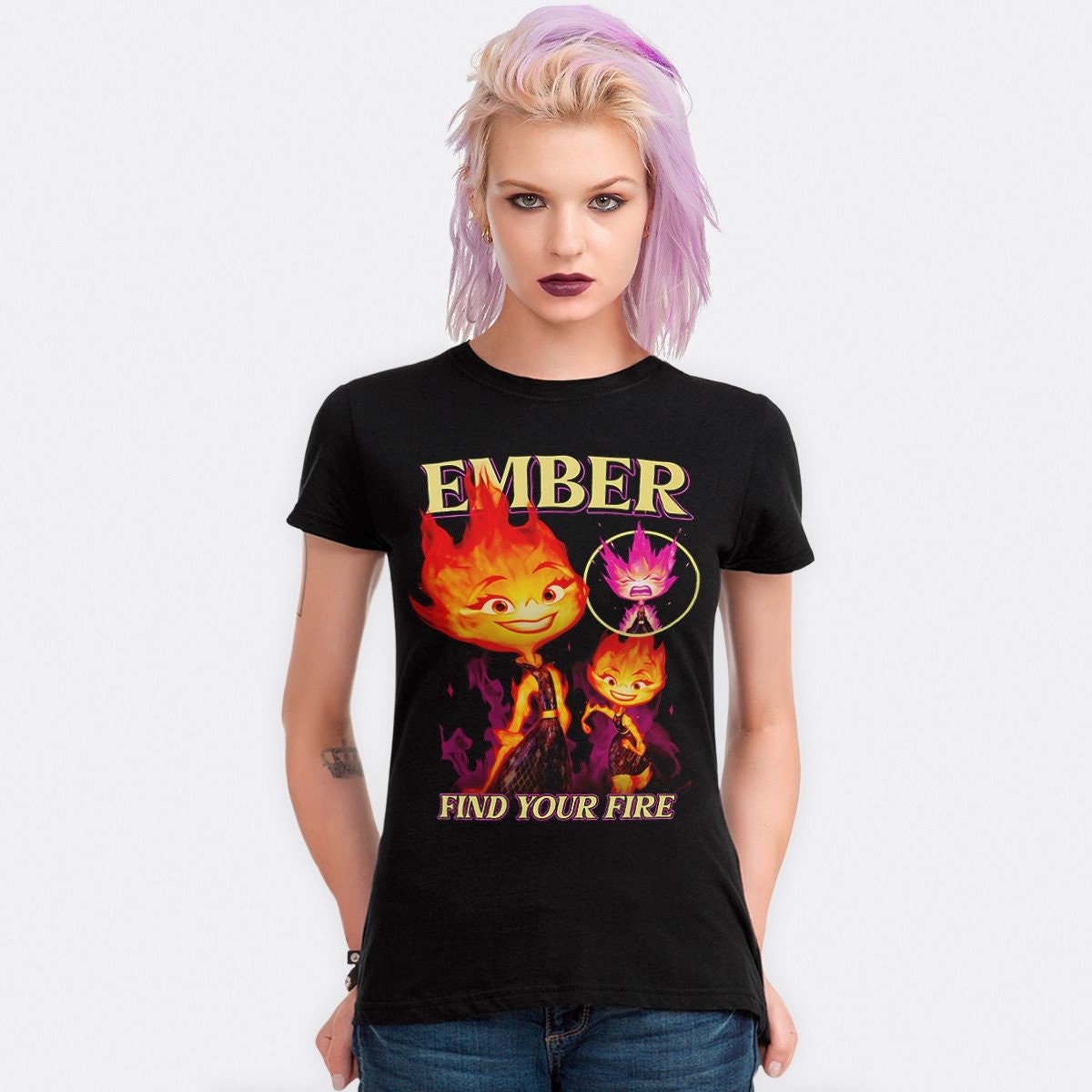 Elemental Ember Find Your Fire T-Shirt, Men's Women's Kids Sizes (LMN-851228)