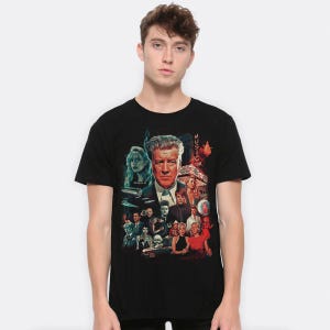 David Lynch Original Art T-Shirt, Men&#39;s Women&#39;s Sizes (DVD-901021)