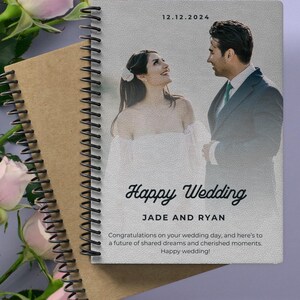 Custom Digital Wedding Card with Photo & Date – Personalized Congratulations Keepsake for Newlyweds – Instant Download
