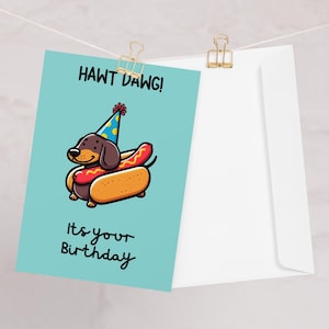 Carte d'anniversaire chien saucisse carte d'anniversaire teckel Amoureux des chiens carte fantaisie drôle cadeau chiot hilarant 30e anniversaire 40e anniversaire Unique