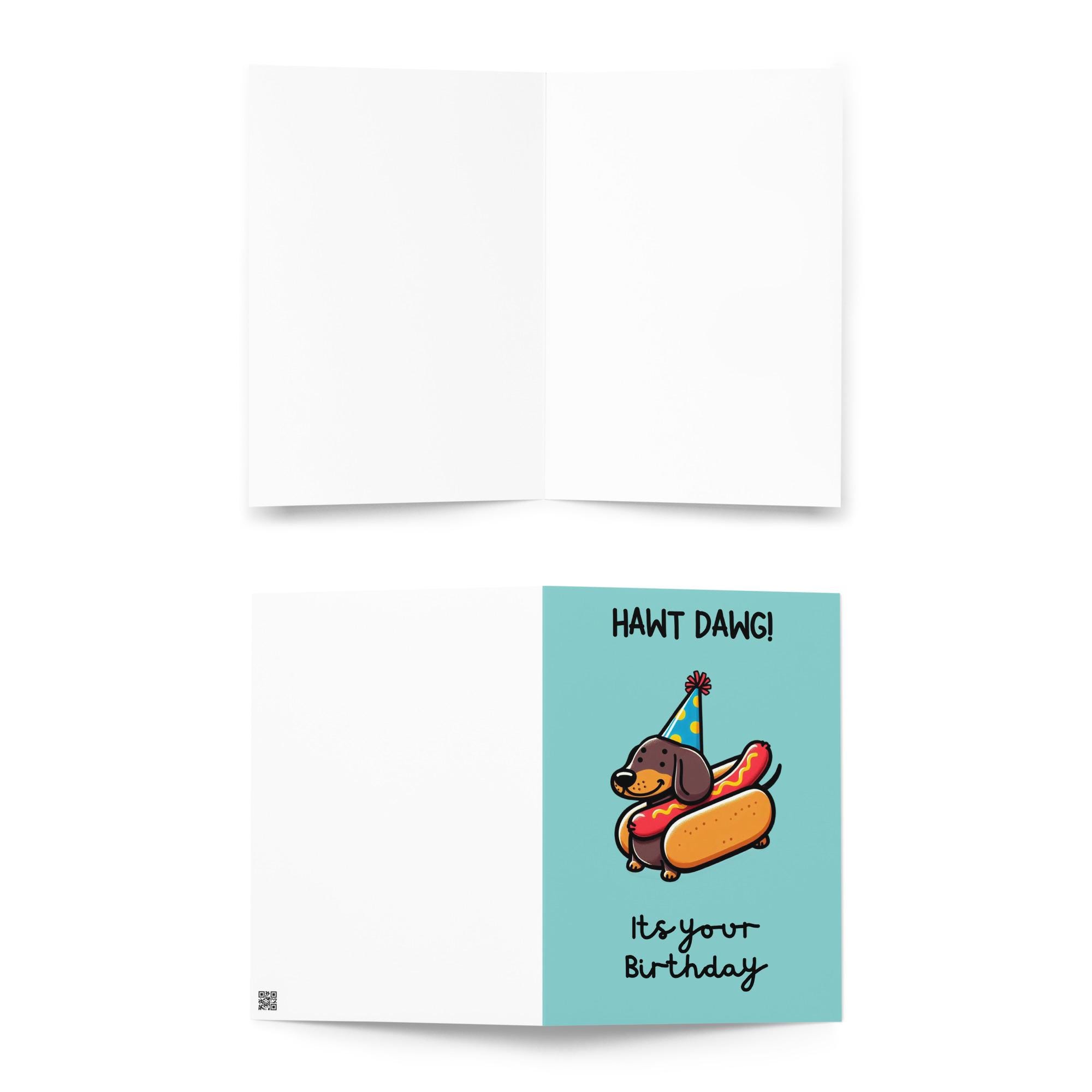 Buy Funny Dachshund Birthday Card | Hot Dog Puppy, Dog Lover Gift ...