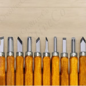 Wood Carving Knife Set - 20 PCS Wood Whittling Kit Set for DIY Sculpture Carpenter Beginners & Experts Wood Carving Knife Set Gift DIY