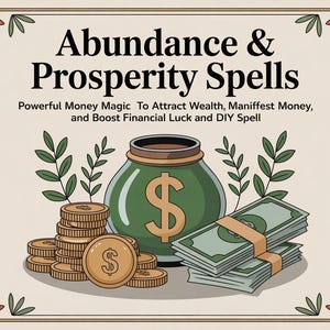 Abundance & Prosperity Spells | Powerful Money Magic to Attract Wealth, Manifest Money, and Boost Financial Luck and success | Diy Spell