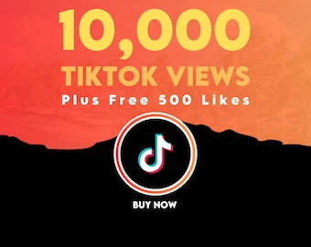 10.000 visualizzazioni TikTok in 24 ore + 500 Mi piace bonus gratuiti / Servizio di crescita del coinvolgimento rapido e sicuro