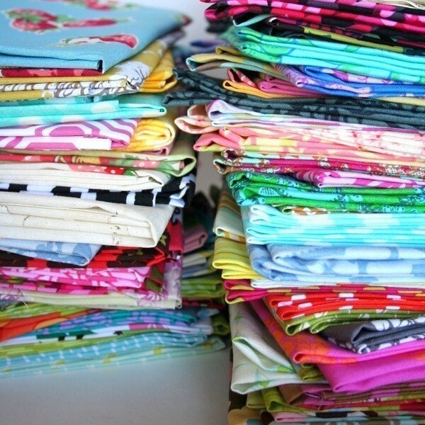 fat quarter set--8 pieces--2 yards--variety of designers and collections