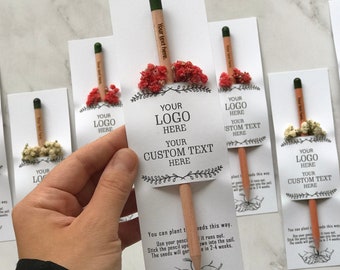 Umweltfreundliche Werbegeschenke in loser Schüttung, Werbeblumensamen-Bleistiftgeschenke, Mitarbeiteranerkennungsgeschenke, Ereignisstiftgeschenke, Geschenk mit individuellem Logo