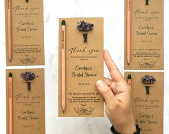 Personalisierte umweltfreundliche Bleistift Favors für die Brautparty, umweltfreundliche Samen Bleistift Geschenke für Brautdusche Gast, biologisch abbaubar Bleistift Favor