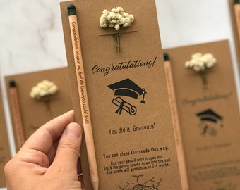 Personalized Graduation Party Favors, Graduation Greeting Gifts, Graduation Ceremony Gift, Graduation Keepsakes, Recyclable Graduation Favor