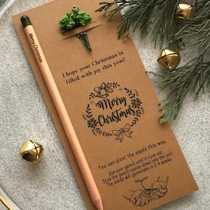 Personalisierte Weihnachtsgeschenke für Weihnachtsfeier, Pflanzliche Weihnachtsgeschenke, Gastgeschenke, personalisierte Weihnachtsgeschenke