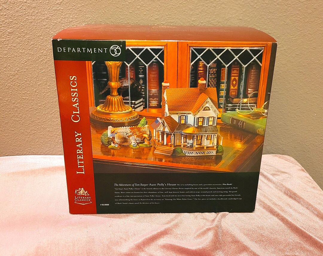 Dept 56 Literary Classics the Adventures of Tom Sawyer Aunt