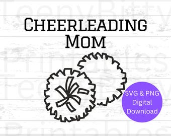Cheer Mom PNG. Cheerleading Mom SVG, Proud Cheer Mom, Cheer Cut File, Cheer Mama Svg , Cheer Squad Svg , Cheer Life png, Cheerleading Svg