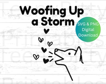 Dog Paw Print svg, Dog Heart svg, Dog Paw png, Dog Heart png, Puppy Love svg & png, Cut Files for Cricut and Silhouette