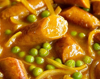 Curried Sausages Recipe | Comfort Food | Easy Dinner |Homemade Recipe | Curry Dish | Dinner Idea| One-Pot Meal| Curry Lovers|