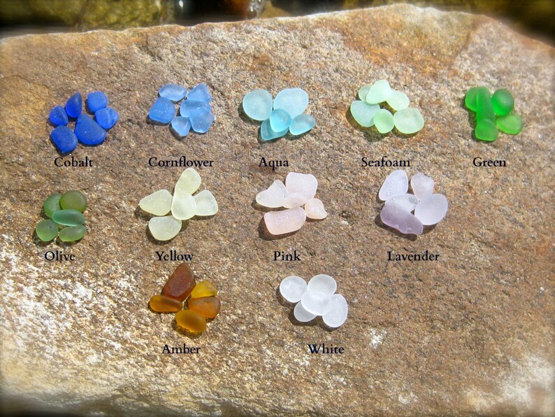 Initial Anklet Sea Glass Anklet Personalized Anklet Sea Glass and Sterling Silver Initial Anklet Sea glass jewelry Sea Glass