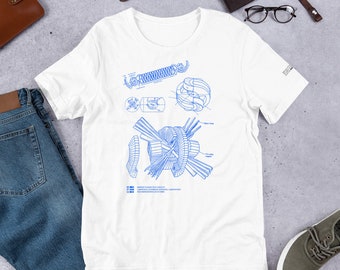 Camiseta unisex Mirror Fusion Schematic (clara)