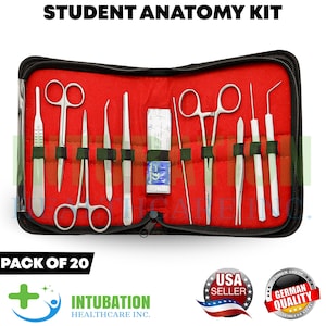 30 Pcs Advanced Dissection Kit Biology Lab Anatomy Dissecting Set
