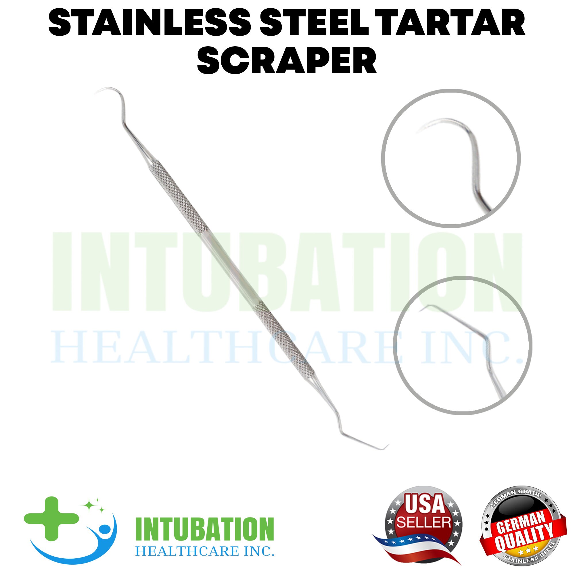 Kit Pulizia Profonda Kit Strumenti Dentistici Professionali - Set Di 5 Pezzi Con Specchio E Scaler Per Pulizia Orale Profonda Dentista Strumenti - Foto 12