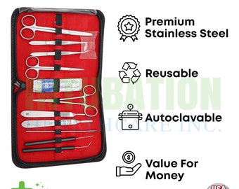 thumbnail image 2 of A2zscilab 30-Piece Advanced Biology Lab Anatomy Medical Student Dissecting Kit Set 2 of 5