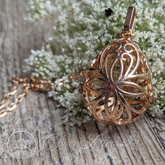 Essential Oil Necklace Aromatherapy Necklace Fleurie Etsy Canada