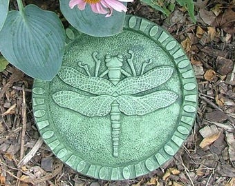 Concrete Dragonfly Stepping Stone (Moss) Garden Art