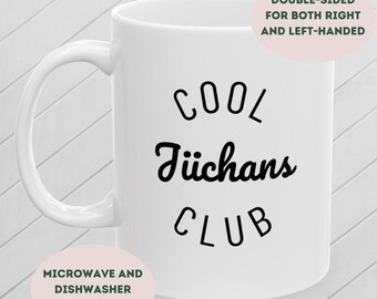 Cool Jiichans Club Mug, Jichan Cup, Ojiichan Gift, Father's Day Gift, Japanese Grandfather Cup