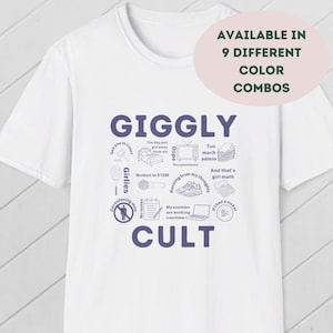 Giggly Squad Fan Shirt Giggly Cult Shirt Gift for Giggler Hannah Berner Paige Desorbo Shirt Club Giggly Gift